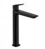 Hansgrohe Logis Jednouchwytowa bateria umywalkowa 240 Fine do umywalek nablatowych z kompletem odpływowym z cięgłem czarny mat 71257670
